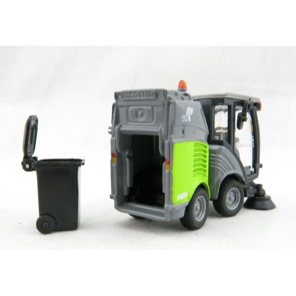 Siku 2936 - Hako Mini Road Sweeper Green Lastest Version - 1:50 Scale