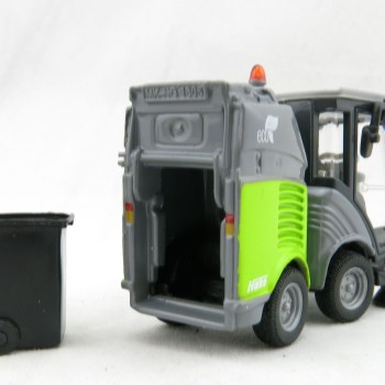 Siku 2936 - Hako Mini Road Sweeper Green Lastest Version - 1:50 Scale