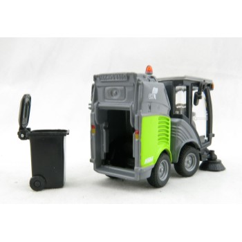 Siku 2936 - Hako Mini Road Sweeper Green Lastest Version - 1:50 Scale