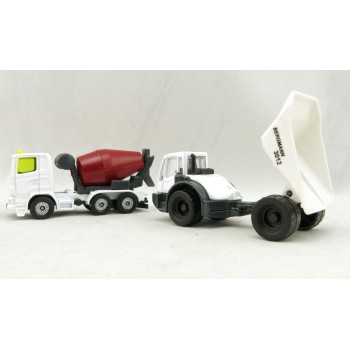 Siku 1692 - Construction Set Scania Concrete Mixer and Bergmann Dumper