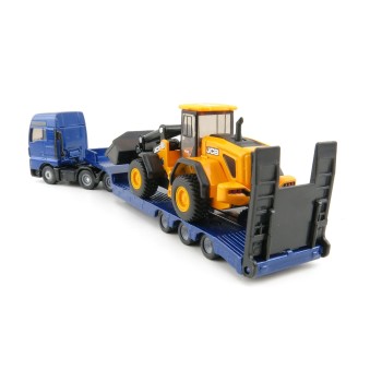 Siku 1790 - MAN TGX XXL Truck with Low Loader and JCB 457 Wheeled Loader  - Scale 1:87 