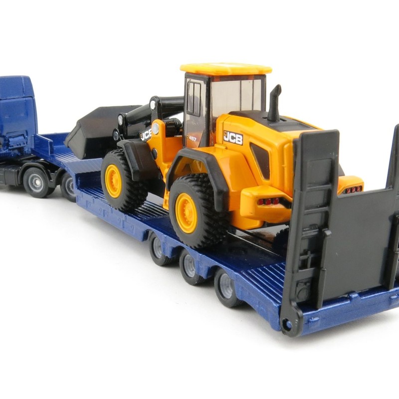 Siku 1790 - MAN TGX XXL Truck with Low Loader and JCB 457 Wheeled Loader  - Scale 1:87 
