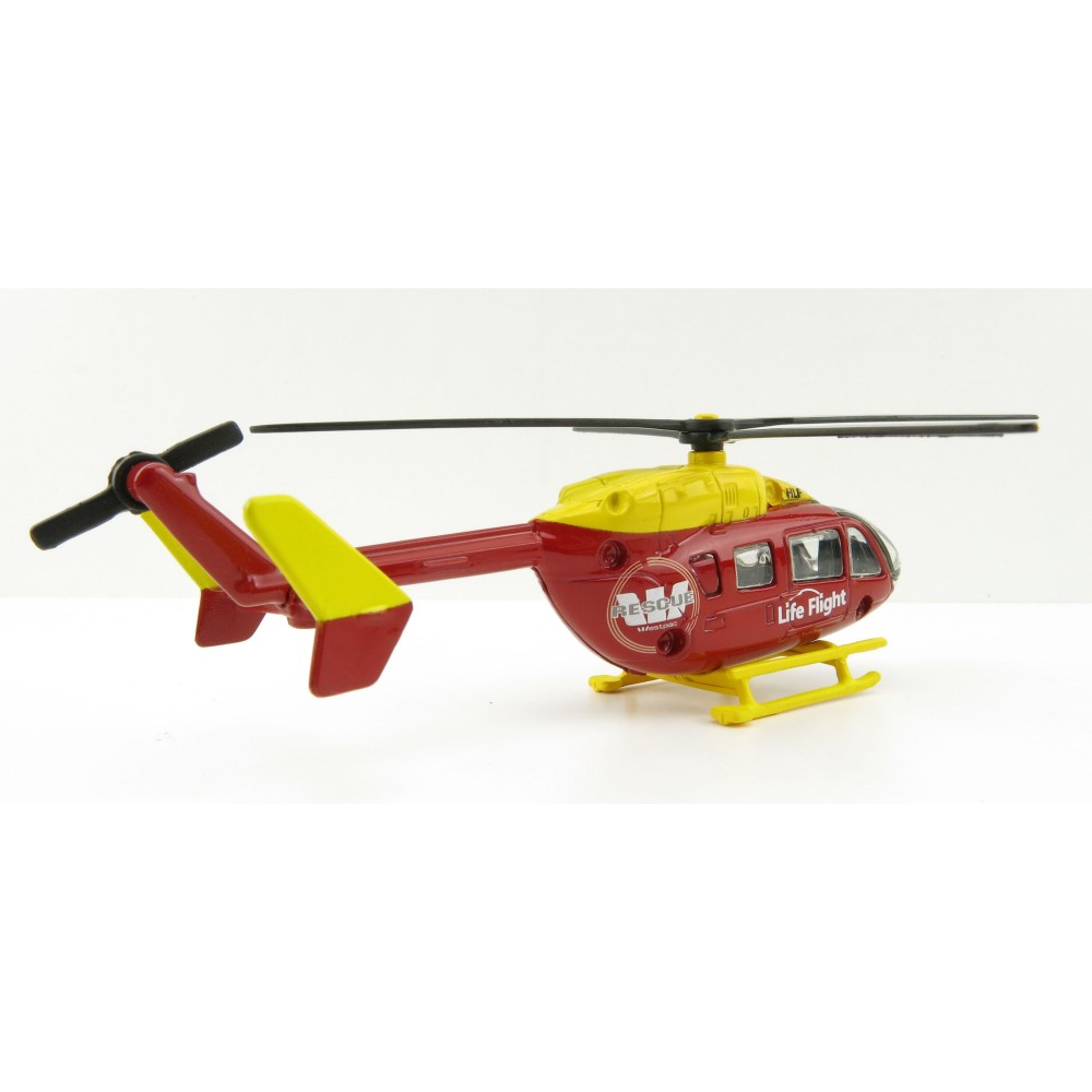 Siku 1850 - NZ Rescue Service Set Eurocopter Westpac & Mercedes Emergency Car 2020 Version - Scale 1:87