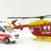 Siku 1850 - NZ Rescue Service Set Eurocopter Westpac & Mercedes Emergency Car 2020 Version - Scale 1:87