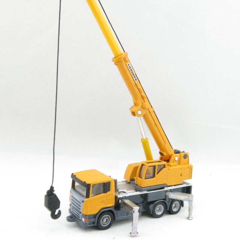 Siku 1859 - Scania Liebherr LTF 1035-3.1 Telescopic Crane Truck - Scale 1:87