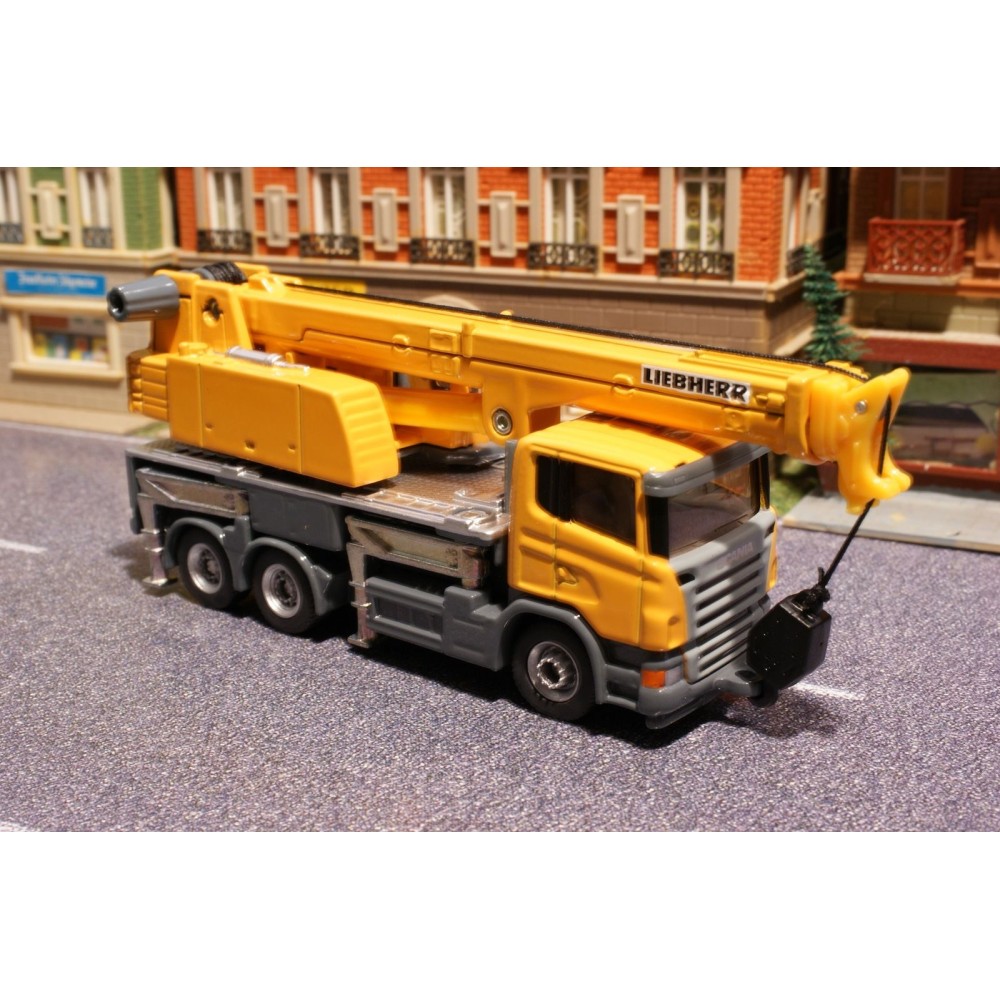 Siku 1859 - Scania Liebherr LTF 1035-3.1 Telescopic Crane Truck - Scale 1:87