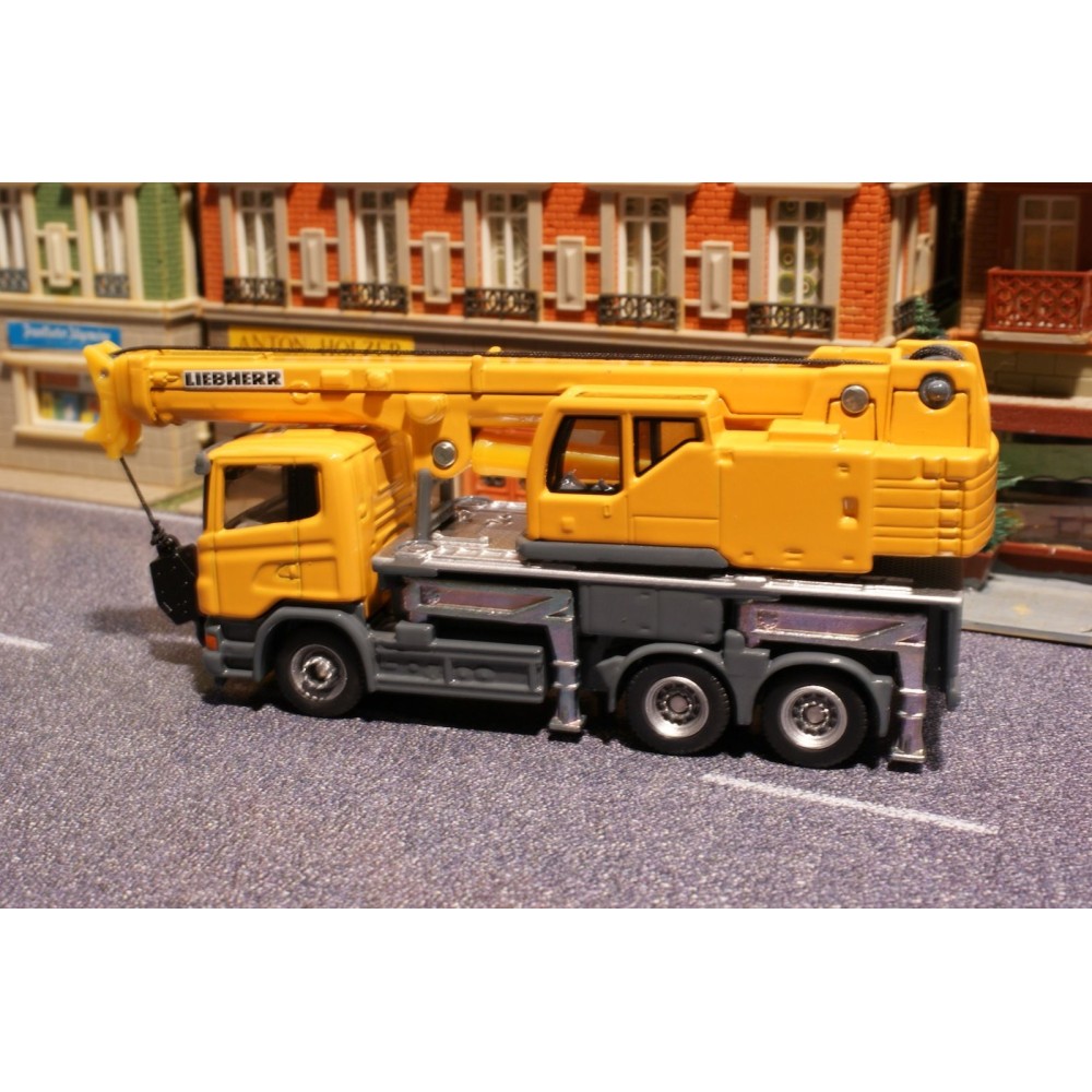 Siku 1859 - Scania Liebherr LTF 1035-3.1 Telescopic Crane Truck - Scale 1:87
