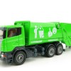 Siku 1890 - Scania Faun Rufuse Lorry Garbage Truck Green - Scale 1:87