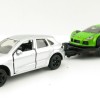 Siku 2544 - Porsche Macan with Gumpert Apollo on Transport Trailer - 1:55 Scale
