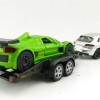 Siku 2544 - Porsche Macan with Gumpert Apollo on Transport Trailer - 1:55 Scale