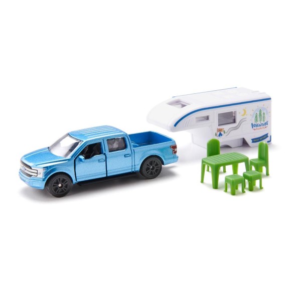 Siku 1693 - Ford F150 Pick-Up Ute with Camper 
