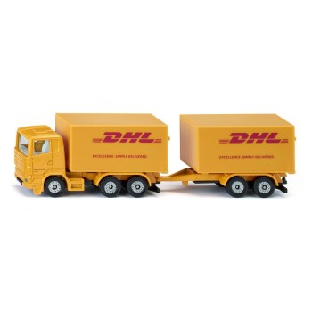 Siku 1694 - Scania Truck with Box Trailer DHL