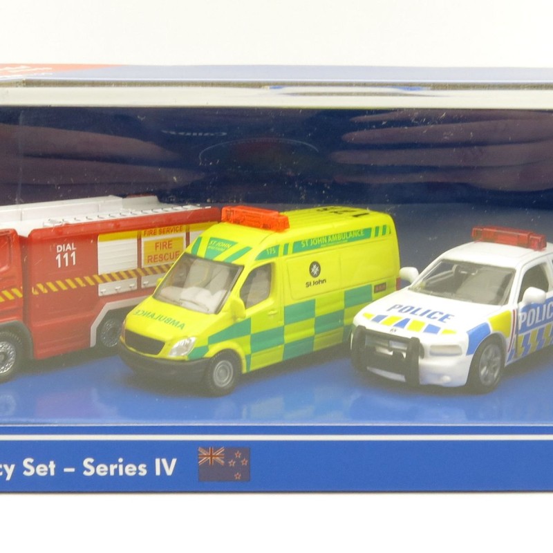 Siku 1821 NZ Emergency Set IV - Fire Service St Johns Police