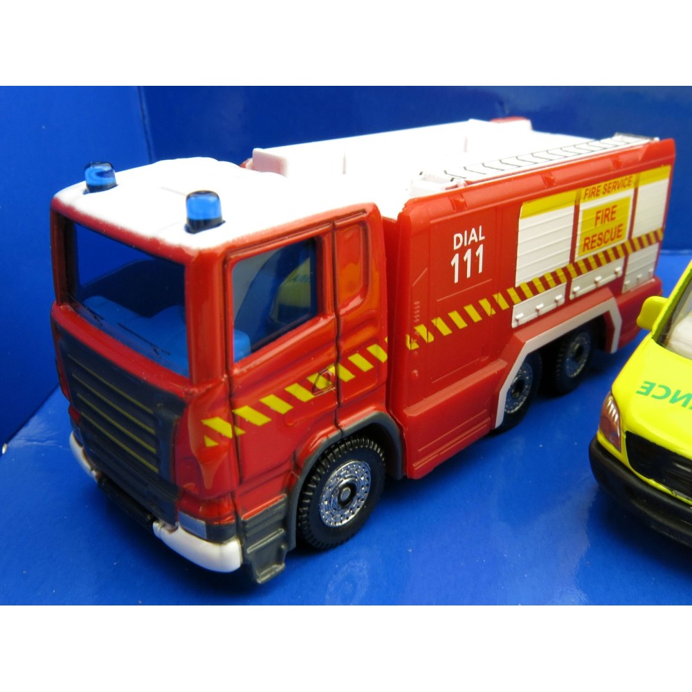 Siku 1821 NZ Emergency Set IV - Fire Service St Johns Police