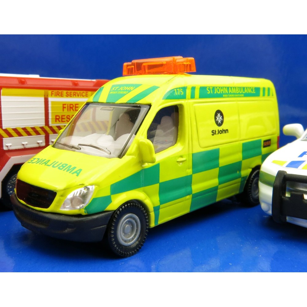 Siku 1821 NZ Emergency Set IV - Fire Service St Johns Police