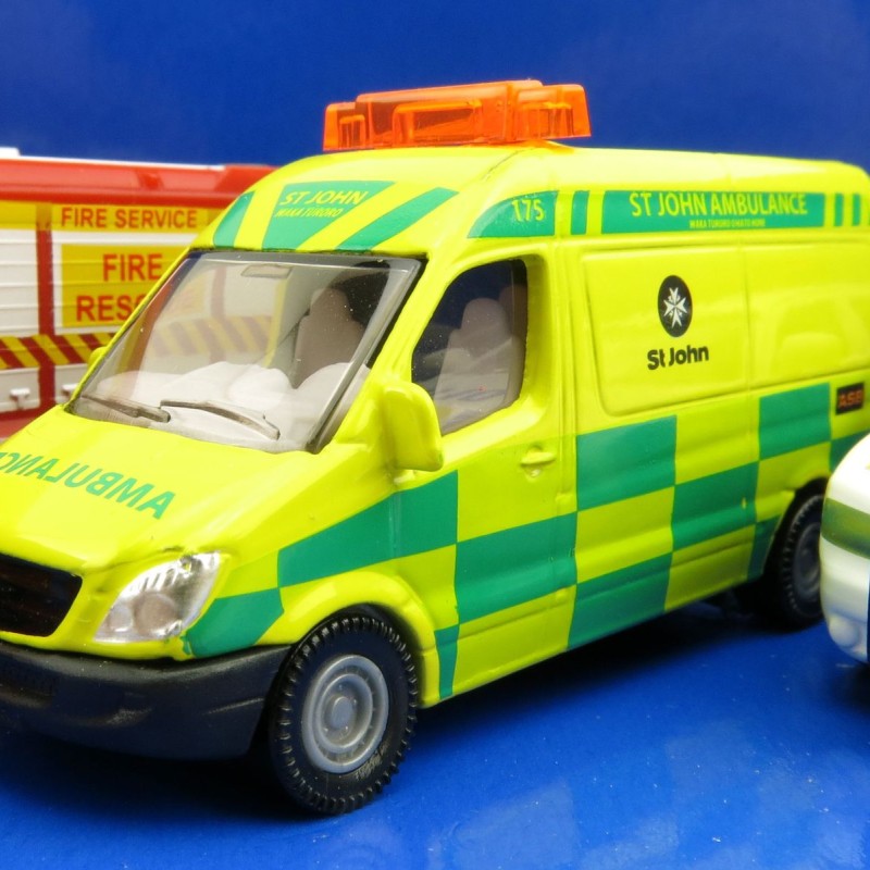 Siku 1821 NZ Emergency Set IV - Fire Service St Johns Police