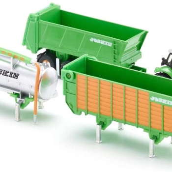 Siku 1848 - Deutz Agrotron X720 Tractor with Joskin Cargo  trailer set - Scale  1:87