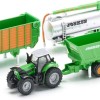 Siku 1848 - Deutz Agrotron X720 Tractor with Joskin Cargo  trailer set - Scale  1:87