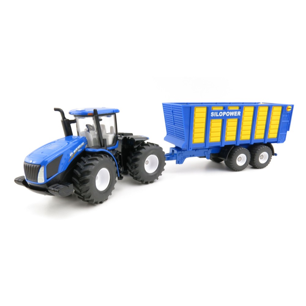Siku 1947 - New Holland T9.560 Tractor with Silage Trailer - Scale 1:50