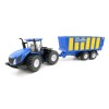 Siku 1947 - New Holland T9.560 Tractor with Silage Trailer - Scale 1:50