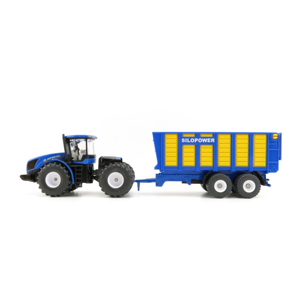 Siku 1947 - New Holland T9.560 Tractor with Silage Trailer - Scale 1:50