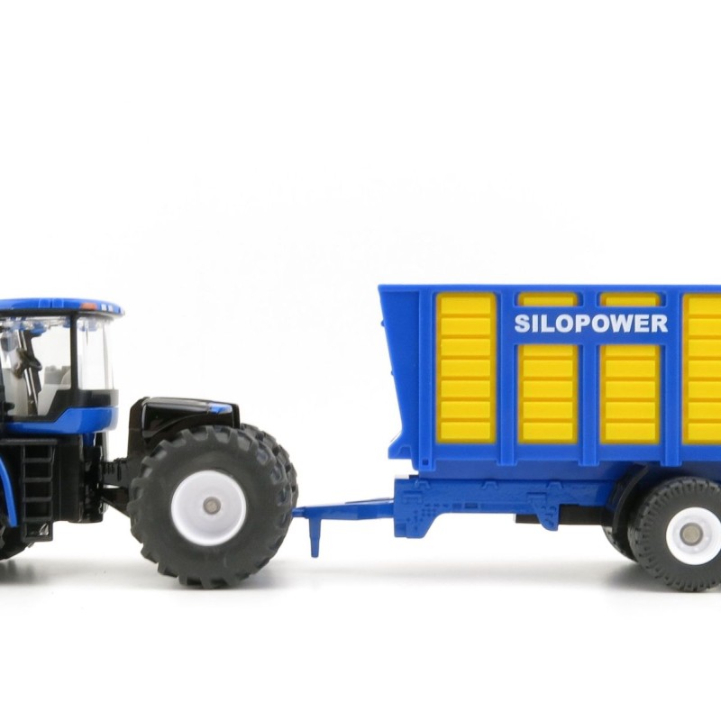 Siku 1947 - New Holland T9.560 Tractor with Silage Trailer - Scale 1:50