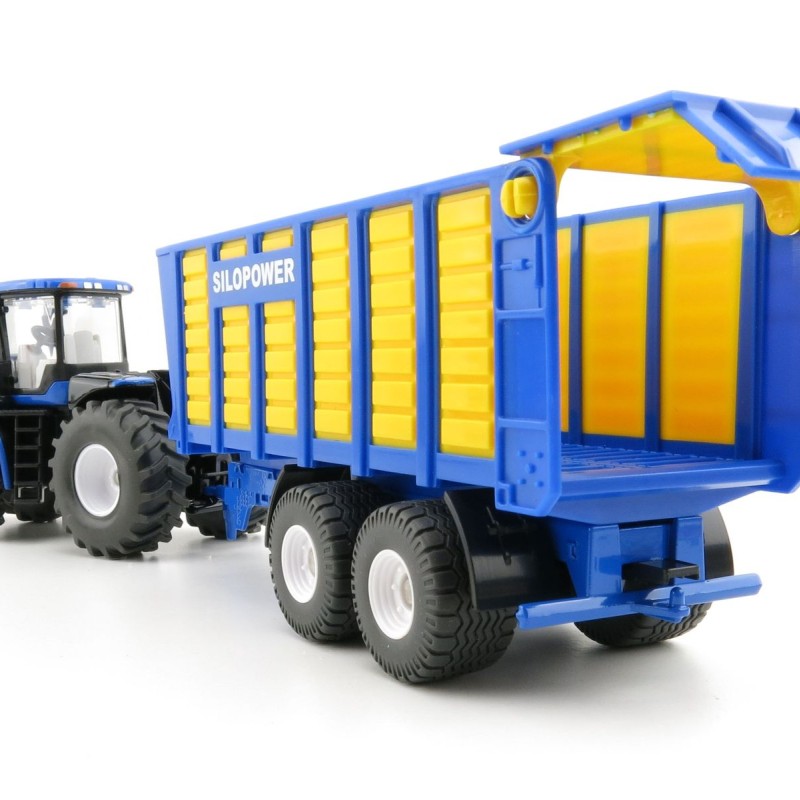 Siku 1947 - New Holland T9.560 Tractor with Silage Trailer - Scale 1:50