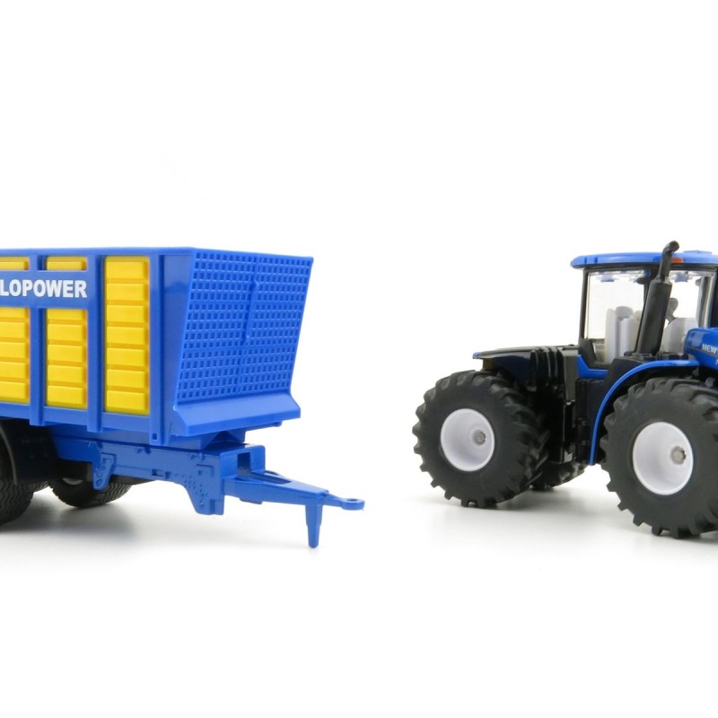 Siku 1947 - New Holland T9.560 Tractor with Silage Trailer - Scale 1:50