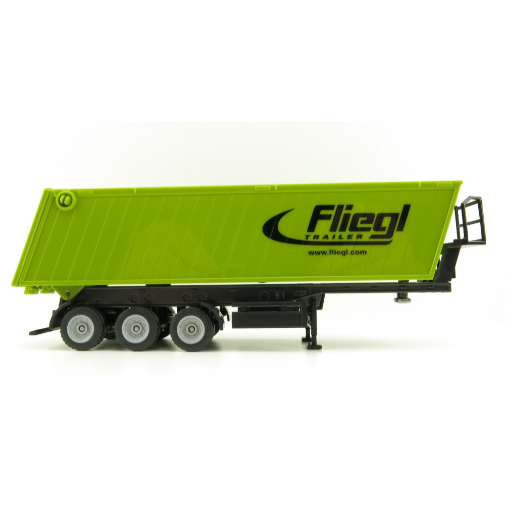 Siku 1949 - Claas Axion 950 Tractor with Frontloader,Dolly and Fliegl Tipping Trailer -Scale 1:50