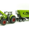 Siku 1949 - Claas Axion 950 Tractor with Frontloader,Dolly and Fliegl Tipping Trailer -Scale 1:50