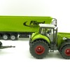 Siku 1949 - Claas Axion 950 Tractor with Frontloader,Dolly and Fliegl Tipping Trailer -Scale 1:50