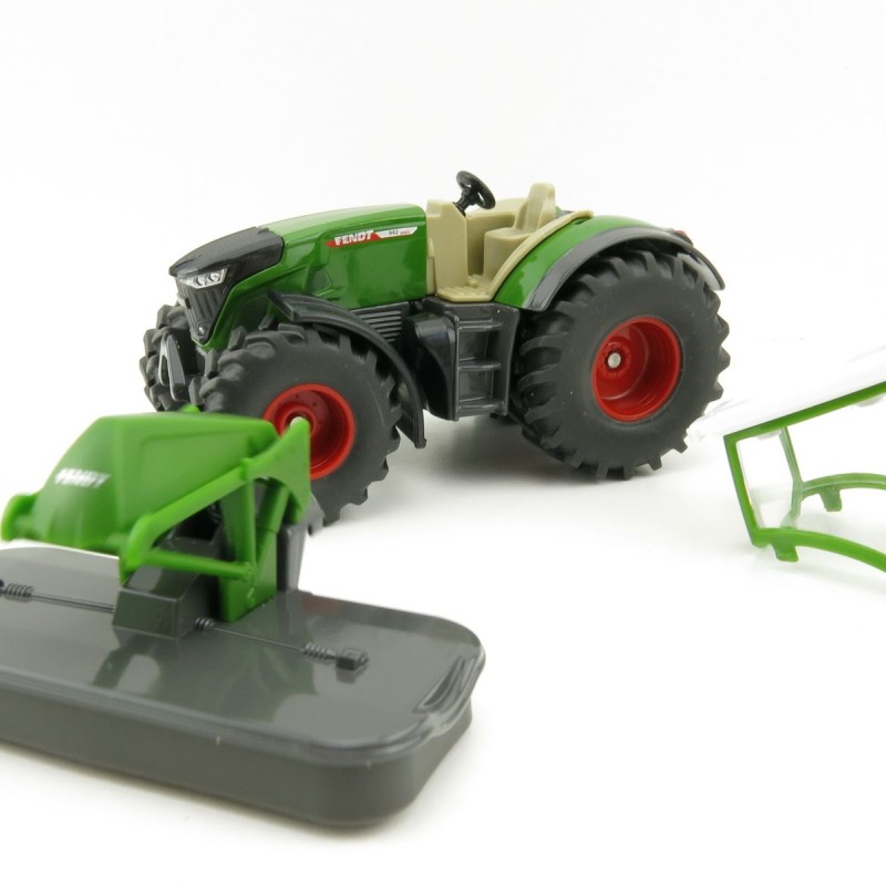 Siku 2000 - Fendt 942 Vario Tractor with Front Mower - Scale 1:50