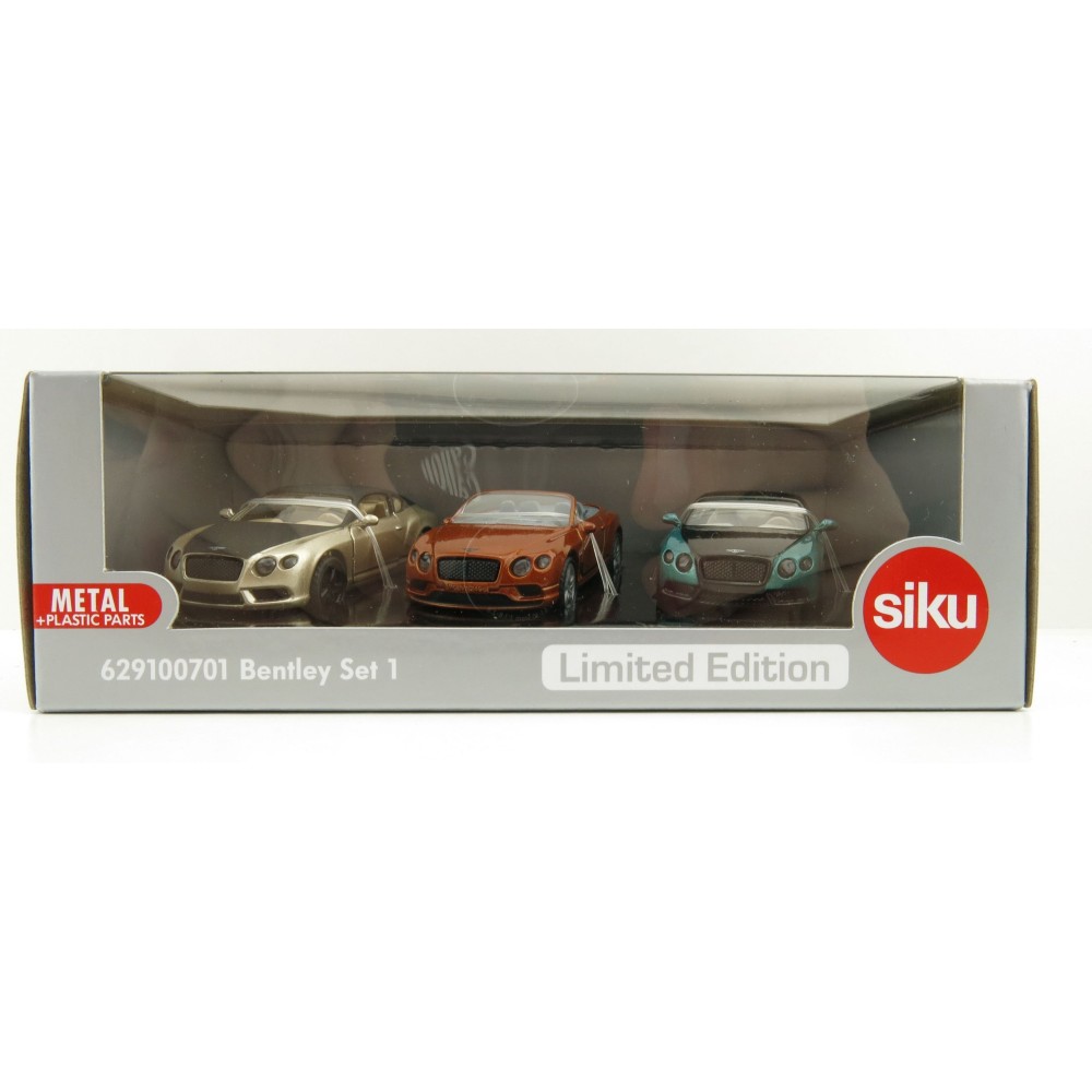 Siku 629100701 - Bentley Gift Set A 3 Car Limited Edition