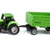 Siku 1606 - Deutz Agrotron 265 Tractor with Fortuna 4-Wheel Trailer