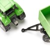 Siku 1606 - Deutz Agrotron 265 Tractor with Fortuna 4-Wheel Trailer