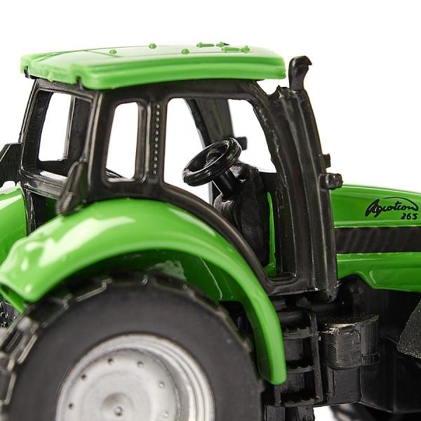 Siku 1606 - Deutz Agrotron 265 Tractor with Fortuna 4-Wheel Trailer