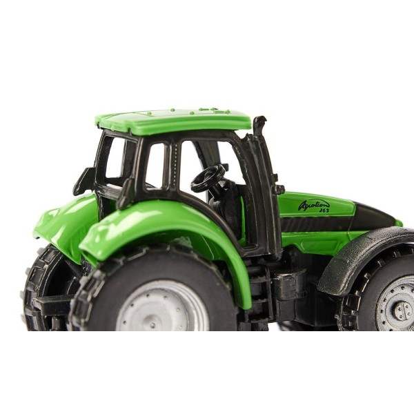 Siku 1606 - Deutz Agrotron 265 Tractor with Fortuna 4-Wheel Trailer