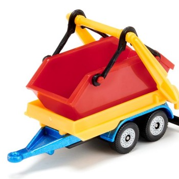 Siku 1695 - Volvo FX Skip Bin Truck with Skip Bin Trailer