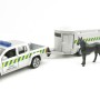 Siku 2310 888 00 - VW Amarok Pick-Up with Horse Trailer - Horse Ambulance - 1:55