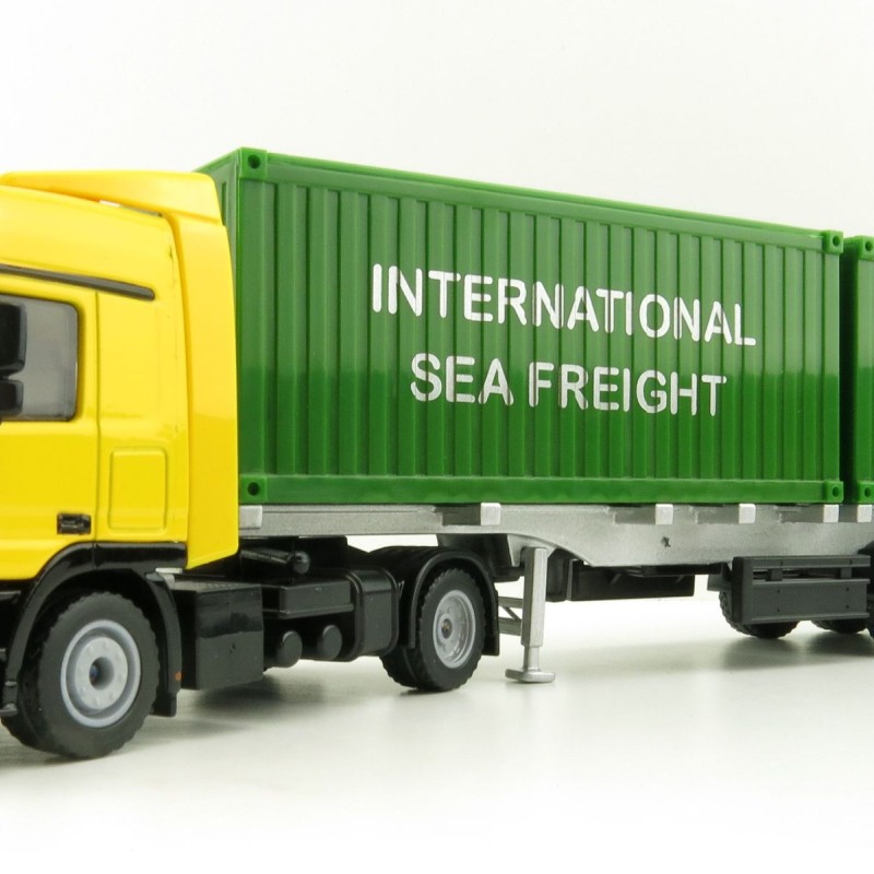 Siku 3921 Mercedes Benz Actros Truck with Container trailer - Scale 1:50