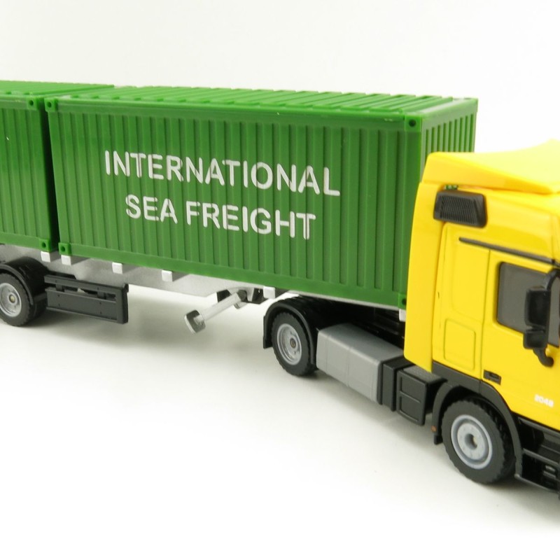 Siku 3921 Mercedes Benz Actros Truck with Container trailer - Scale 1:50