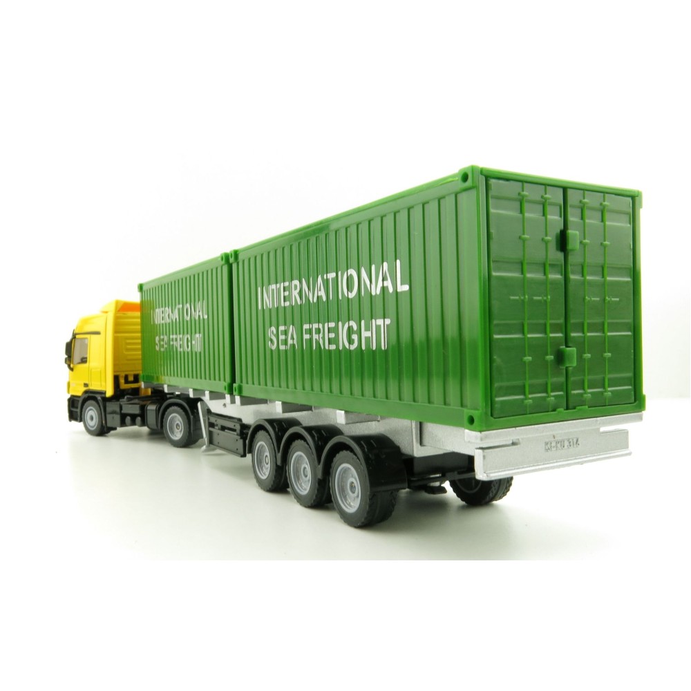 Siku 3921 Mercedes Benz Actros Truck with Container trailer - Scale 1:50