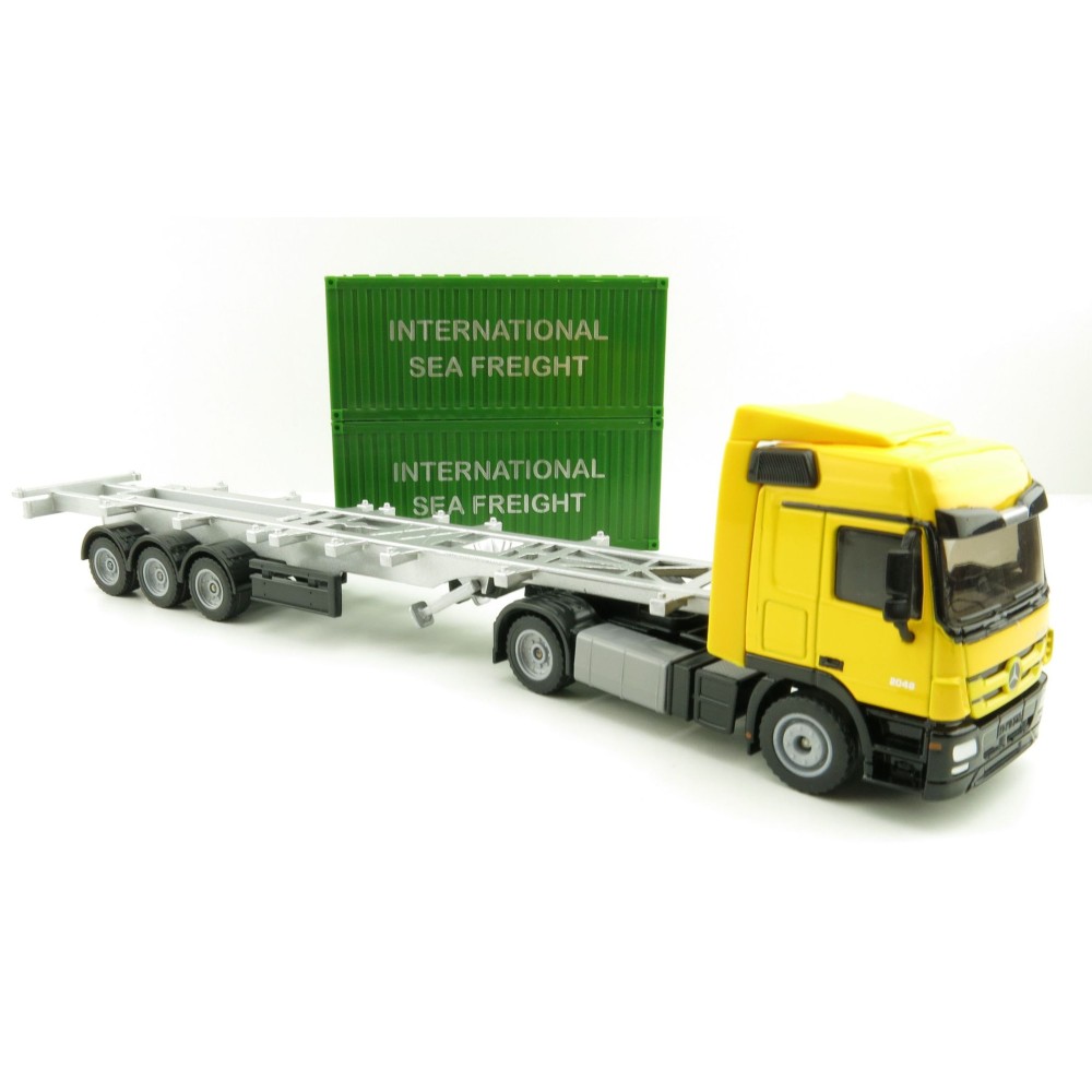 Siku 3921 Mercedes Benz Actros Truck with Container trailer - Scale 1:50
