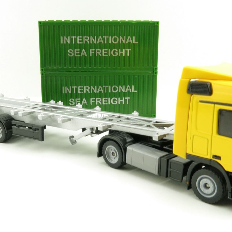 Siku 3921 Mercedes Benz Actros Truck with Container trailer - Scale 1:50