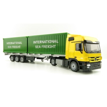 Siku 3921 Mercedes Benz Actros Truck with Container trailer - Scale 1:50