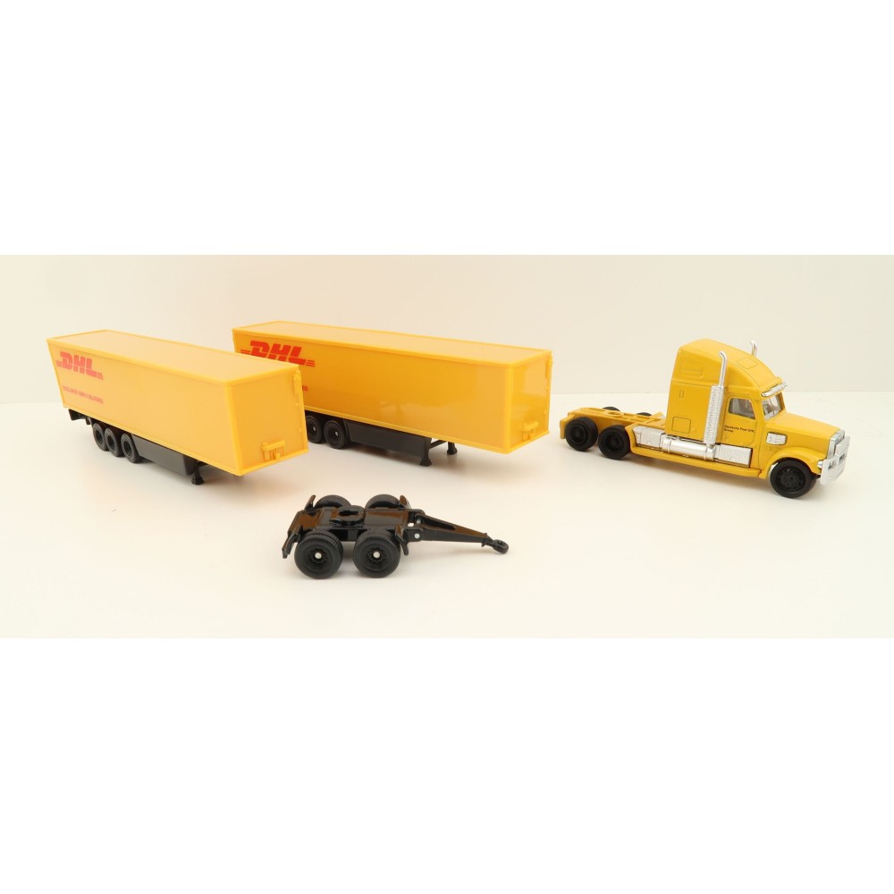 Siku 1806 - Freightliner Road Train DHL Version New Diecast - Scale 1:87