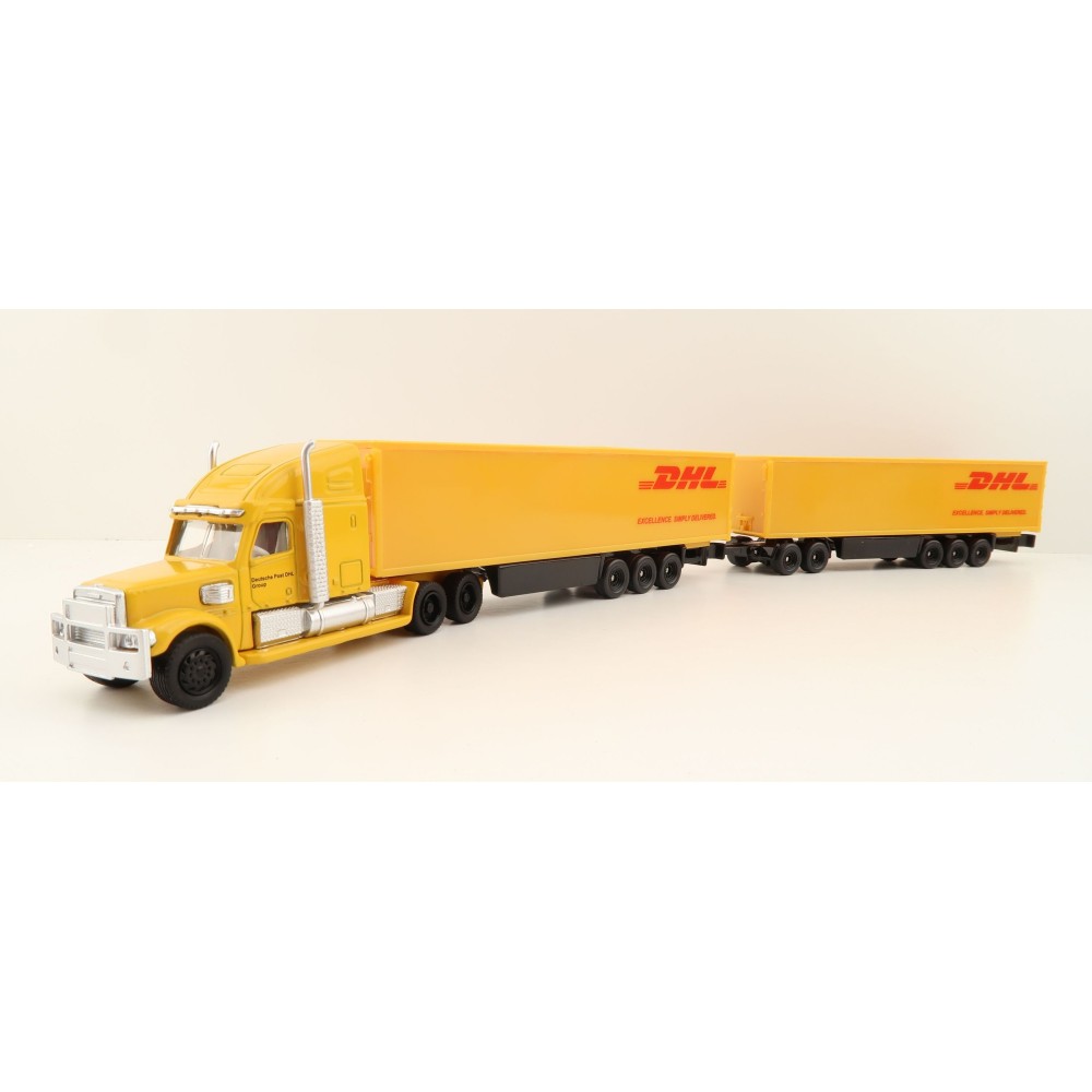 Siku 1806 - Freightliner Road Train DHL Version New Diecast - Scale 1:87