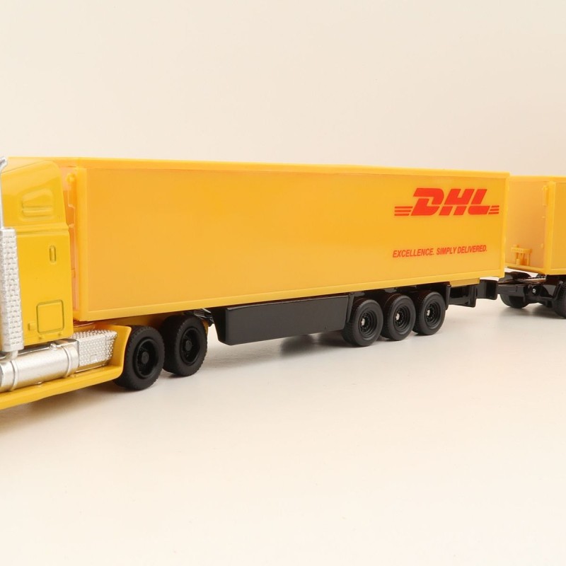 Siku 1806 - Freightliner Road Train DHL Version New Diecast - Scale 1:87