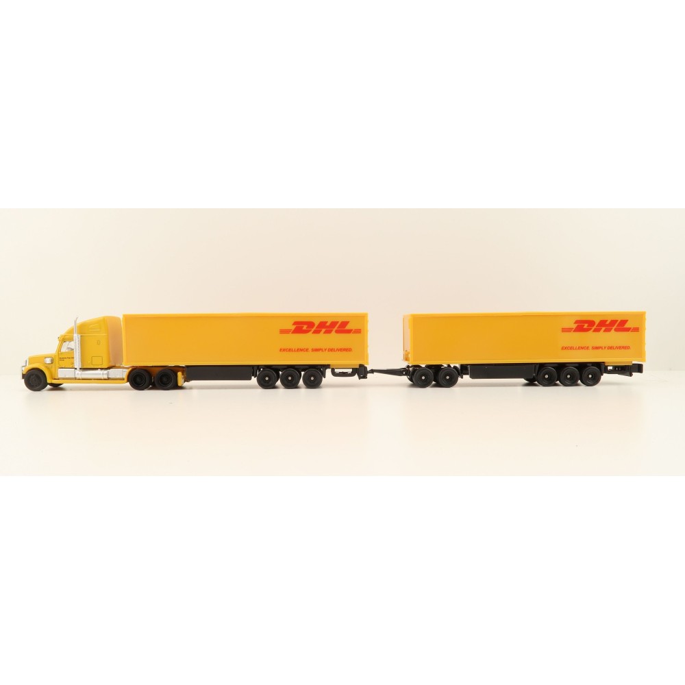 Siku 1806 - Freightliner Road Train DHL Version New Diecast - Scale 1:87