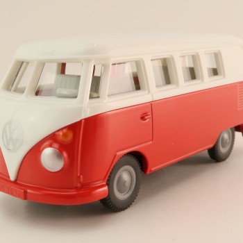 Siku 2361 - Volkswagen VW T1 Transporter Bus White Red - Scale 1:50